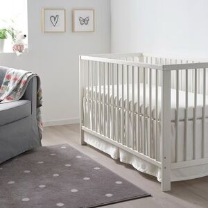 NWOT LENAST Crib Skirt (IKEA)